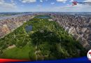 Hutan kota di Central Park Amerika