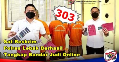 Sat Reskrim Polres Lebak berhasil Ungkap Kasus judi