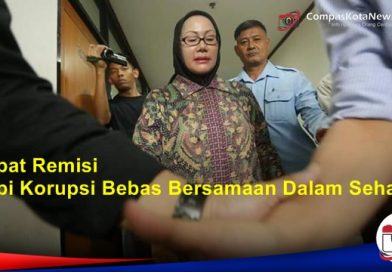 Usai Memperoleh Remisi, Sejumlah Narapidana Korupsi Secara Bersamaan Bebas Dalam Sehari Usai Memperoleh Remisi, Sejumlah Narapidana Korupsi Secara Bersamaan Bebas Dalam Sehari