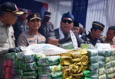 BNN Musnahkan Ratusan Kilo Narkoba Di Banten BNN Musnahkan Ratusan Kilo Narkoba Di Banten