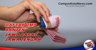 Daftar Lengkap UMK Kabupaten dan Kota di Banten Jawa Barat dan Jawa Tengah Daftar Lengkap UMK Kabupaten dan Kota di Banten Jawa Barat dan Jawa Tengah