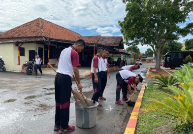Peduli Lingkungan, Dansat Brimob Polda Banten Tinjau Kebersihan Mako Peduli Lingkungan, Dansat Brimob Polda Banten Tinjau Kebersihan Mako