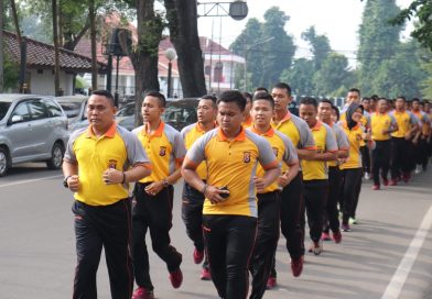 Jaga Kestabilan dan Kebugaran Tubuh, Satbrimob Polda Banten Gencar Laksanakan Binsik