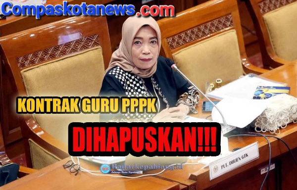 Saatnya Kontrak Guru PPPK Dihapuskan, Dirjen GTK Kemendikbudristek Bilang Begini ! Saatnya Kontrak Guru PPPK Dihapuskan, Dirjen GTK Kemendikbudristek Bilang Begini !
