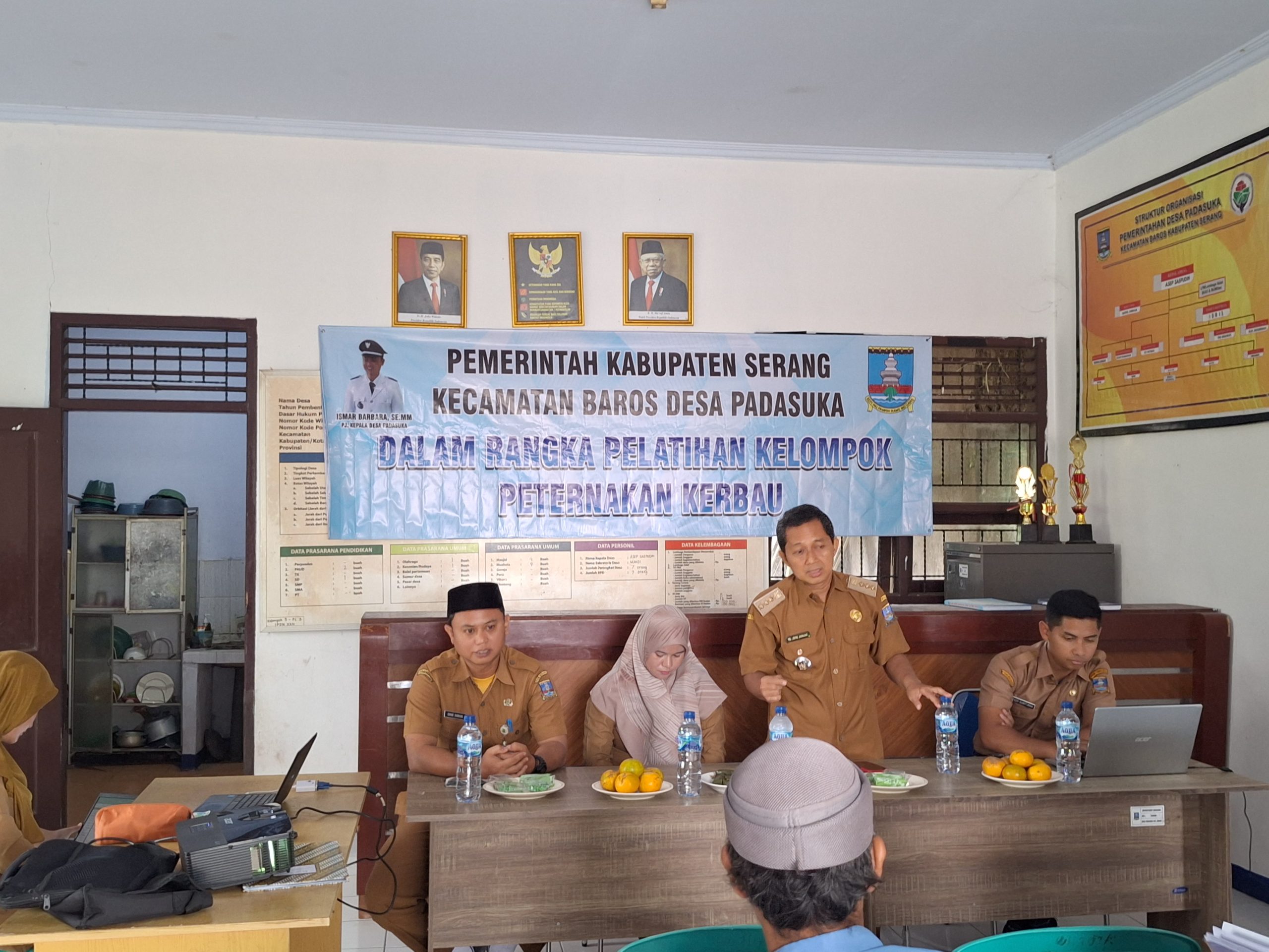 Desa Pada suka Kecamatan Baros Menggelar Acara BINTEK Program Ketahanan Pangan Ternak Kerbau Dan Bebek Petelur Desa Pada suka Kecamatan Baros Menggelar Acara BINTEK Program Ketahanan Pangan Ternak Kerbau Dan Bebek Petelur