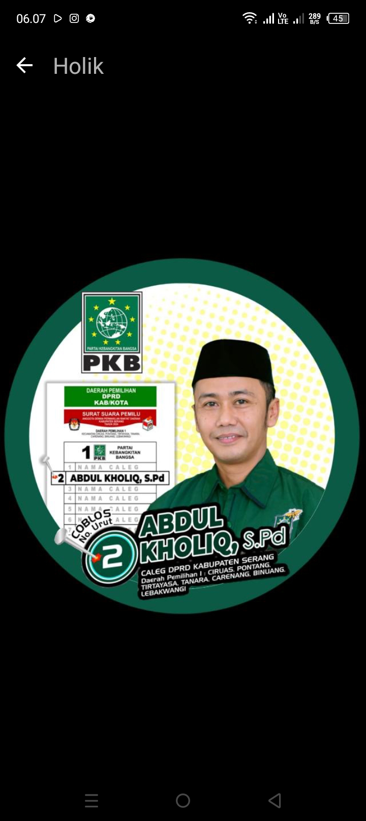 ABDUL KHOLIQ,S.pd.Selaku Wakil Ketua DPC PKB SERANG Mengapresiasi Kampanye Bapak Anis Rasyid Baswedan Di Serang Banten. ABDUL KHOLIQ,S.pd.Selaku Wakil Ketua DPC PKB SERANG Mengapresiasi Kampanye Bapak Anis Rasyid Baswedan Di Serang Banten.