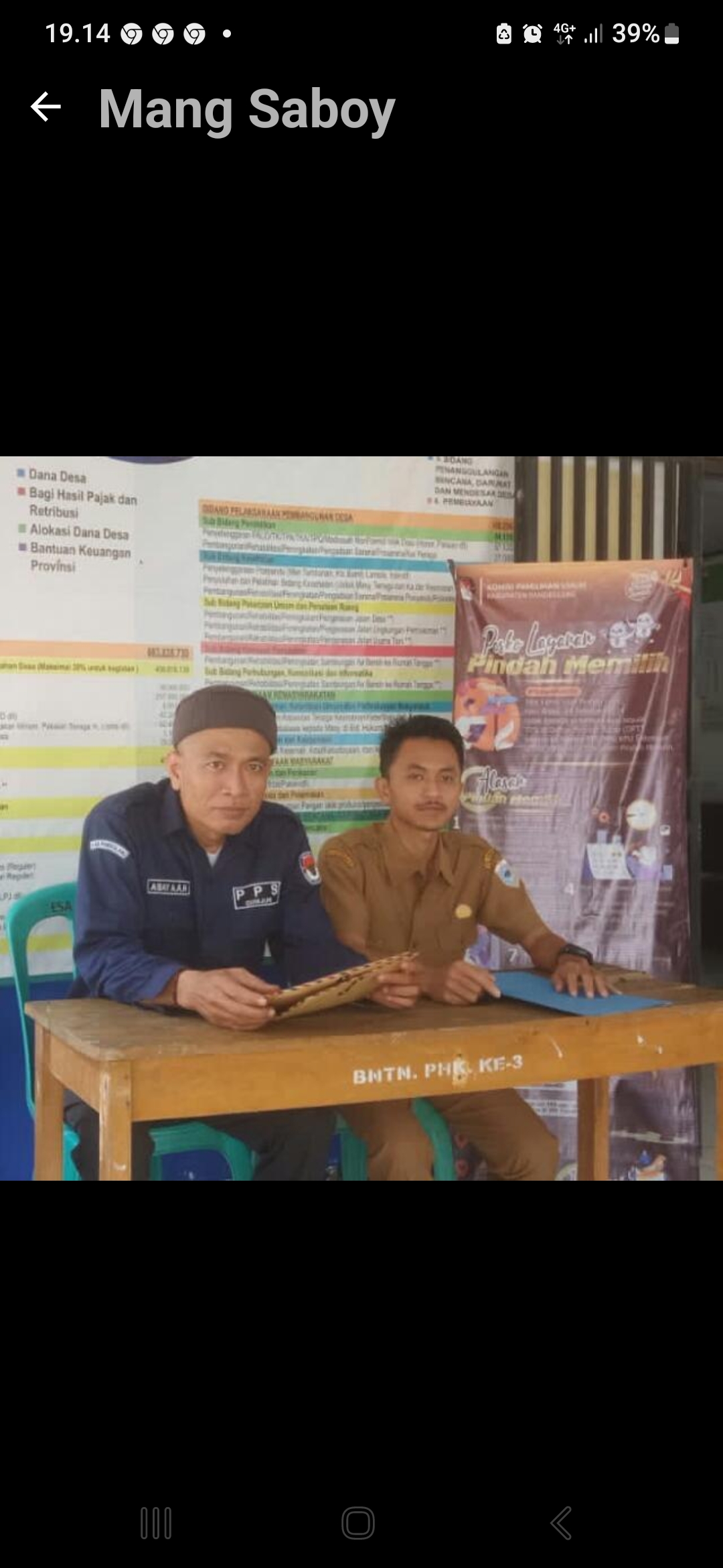 PPS Desa Ciinjuk Kecamatan Cadasari Kabupaten Pandeglang Menggelar Penerimaan Calon KPPS PPS Desa Ciinjuk Kecamatan Cadasari Kabupaten Pandeglang Menggelar Penerimaan Calon KPPS