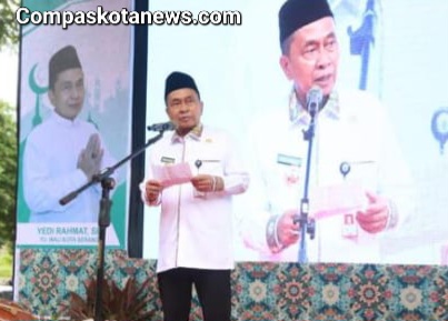 Pj Wali Kota Serang Yedi Rahmat, Berharap di Peringatan Isro Mi’raj Akan Membentuk Kemuliaan Akhlak Nabi Muhammad Menjadi Suri Tauladan di Pemkot Serang Pj Wali Kota Serang Yedi Rahmat, Berharap di Peringatan Isro Mi’raj Akan Membentuk Kemuliaan Akhlak Nabi Muhammad Menjadi Suri Tauladan di Pemkot Serang