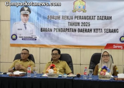 Bapenda Kota Serang Gelar Forum Renja Tahun 2025: Meningkatkan Pendapatan Daerah Perlu Keterlibatan Masyarakat Bapenda Kota Serang Gelar Forum Renja Tahun 2025: Meningkatkan Pendapatan Daerah Perlu Keterlibatan Masyarakat
