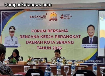 Sekda Kota Serang Nanang Saefudin Membuka Renja Perangkat Daerah Kota Serang Tahun 2025, Nanag: Acara ini Jangan Jadikan Seremonilal Belaka Sekda Kota Serang Nanang Saefudin Membuka Renja Perangkat Daerah Kota Serang Tahun 2025, Nanag: Acara ini Jangan Jadikan Seremonilal Belaka
