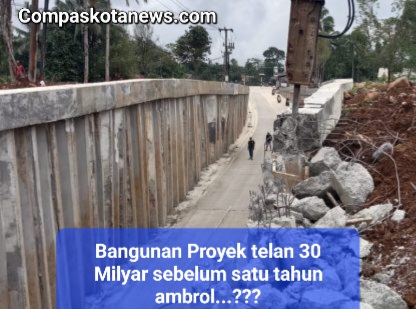 Proyek Telan 30 Miliar Belum Satu Tahun Beton Penyanggah Ambrol: Tanjakan Bangangah Menes Pandeglang Jadi Sorotan Publik Proyek Telan 30 Miliar Belum Satu Tahun Beton Penyanggah Ambrol: Tanjakan Bangangah Menes Pandeglang Jadi Sorotan Publik