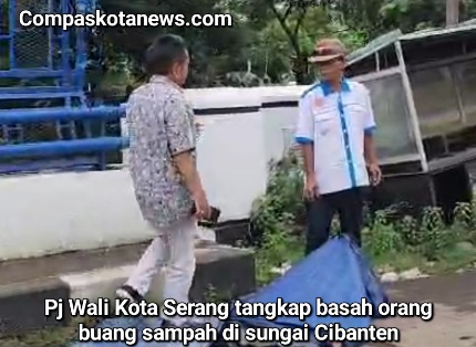 Pj Wali Kota Serang Yedi Rahmat Geram, Akan Tindak Tegas Terhadap Warga Pembuang Sampah Sembarangan di Aliran Sungai Pj Wali Kota Serang Yedi Rahmat Geram, Akan Tindak Tegas Terhadap Warga Pembuang Sampah Sembarangan di Aliran Sungai