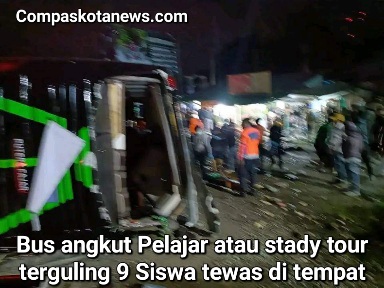Pihak Sekolah Paksakan Harus Adakan Study Tour: Bus Angkut Pelajar Terguling di Subang, 9 Orang Tewas Pihak Sekolah Paksakan Harus Adakan Study Tour: Bus Angkut Pelajar Terguling di Subang, 9 Orang Tewas