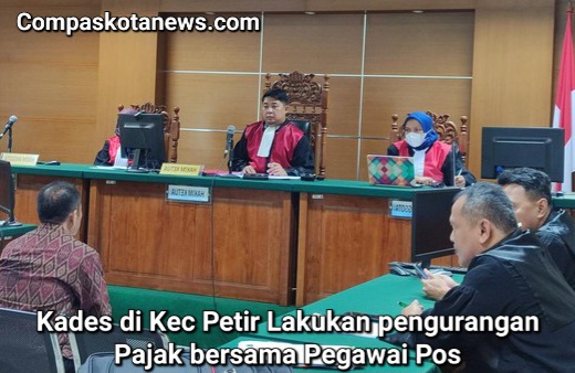 Di Jerat Kasus Korupsi Kades di Kecamatan Petir Kab.Serang Lakukan Penggelapan Pajak Desa Bersama Pegawai PT Pos Di Jerat Kasus Korupsi Kades di Kecamatan Petir Kab.Serang Lakukan Penggelapan Pajak Desa Bersama Pegawai PT Pos