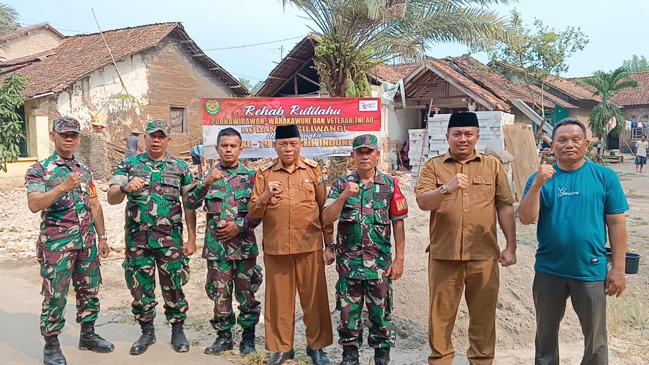 Letakan Batu Pertama Perehaban Rutilahu Veteran Menyambut HUT Republik Indonesia Ke – 79 Danramil 0602 – 02 /Kesemen Bersama Lurah Bendung. Letakan Batu Pertama Perehaban Rutilahu Veteran Menyambut HUT Republik Indonesia Ke – 79 Danramil 0602 – 02 /Kesemen Bersama Lurah Bendung.