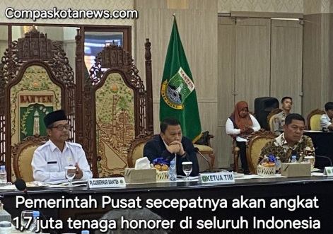 Pemerintah Pusat Melalui BKN Siap Angkat 1,7 Juta Honorer Jadi PPPK, Pendaftaran Dibuka 26 September 2024 Pemerintah Pusat Melalui BKN Siap Angkat 1,7 Juta Honorer Jadi PPPK, Pendaftaran Dibuka 26 September 2024