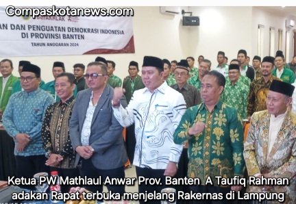 Ketua PW Mathla’ul Anwar Banten Taufiq Rahman Siapkan Langkah Besar dalam Mewujudkan Kiprah MA Dimata Dunia Dalam Rakernas 2024 di Bandar Lampung Ketua PW Mathla’ul Anwar Banten Taufiq Rahman Siapkan Langkah Besar dalam Mewujudkan Kiprah MA Dimata Dunia Dalam Rakernas 2024 di Bandar Lampung