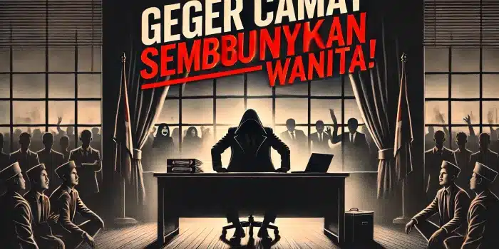 Kepergok Sembunyikan Wanita di Kolong Meja, Camat Ini Ngaku Cuma Rapat? Warga Geram!