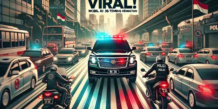 Heboh Mobil RI 36 Tembus Kemacetan, Siapa Sosok di Baliknya?