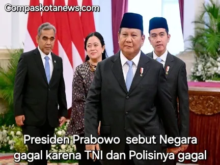 Dalam Pidatonya Presiden Prabowo Sebut Salah Satu Ciri Negara Gagal Adalah Tentara dan Polisinya Gagal Dalam Pidatonya Presiden Prabowo Sebut Salah Satu Ciri Negara Gagal Adalah Tentara dan Polisinya Gagal