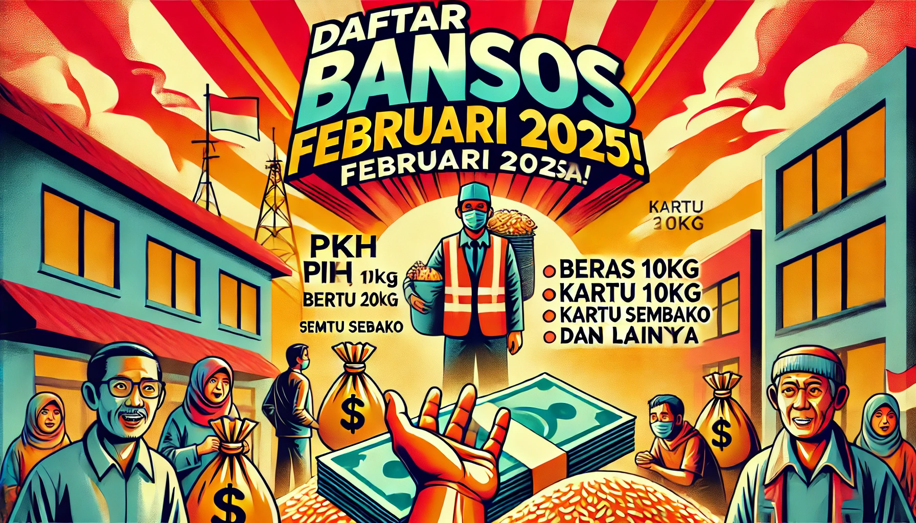 DAFTAR BANSOS CAIR FEBRUARI 2025! CEK SEGERA, JANGAN SAMPAI KETINGGALAN! DAFTAR BANSOS CAIR FEBRUARI 2025! CEK SEGERA, JANGAN SAMPAI KETINGGALAN!