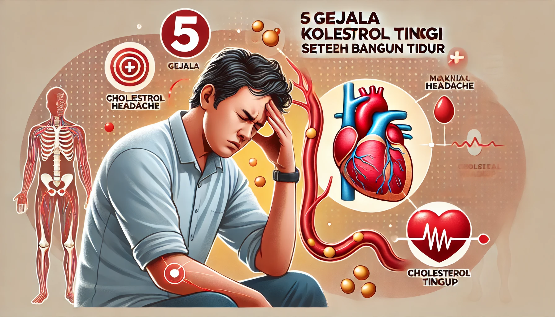 5 Gejala Kolesterol Tinggi yang Dirasakan Setelah Bangun Tidur, Apa Saja? 5 Gejala Kolesterol Tinggi yang Dirasakan Setelah Bangun Tidur, Apa Saja?