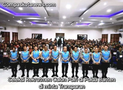 Polda Banten Gelar Sumpah dan Pakta Integritas Seleksi Polri 2025, Pastikan Proses Transparan dan Akuntabel Polda Banten Gelar Sumpah dan Pakta Integritas Seleksi Polri 2025, Pastikan Proses Transparan dan Akuntabel