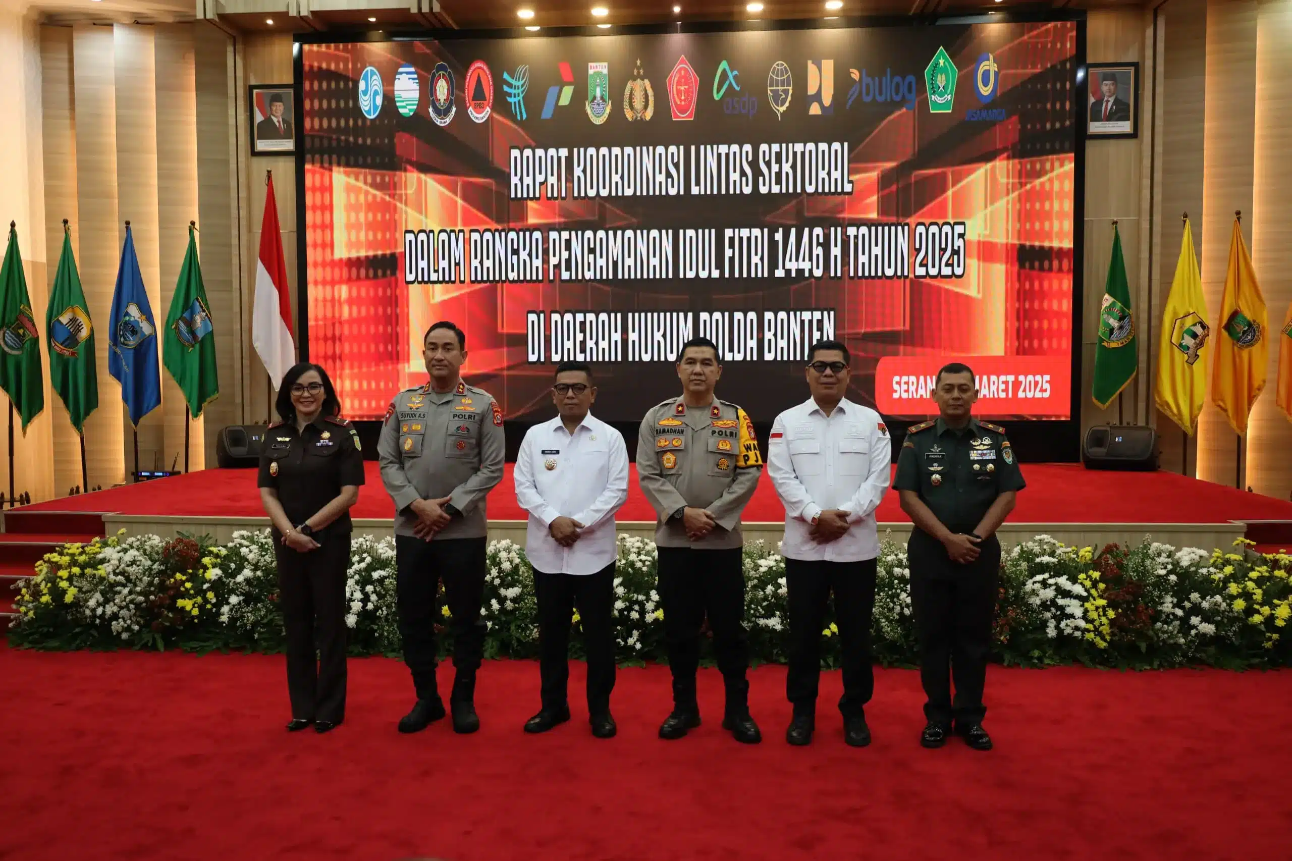 Polda Banten Gelar Rakor Lintas Sektoral Jelang Pengamanan Idul Fitri 1446 H, Operasi Ketupat Maung 2025. Polda Banten Gelar Rakor Lintas Sektoral Jelang Pengamanan Idul Fitri 1446 H, Operasi Ketupat Maung 2025.