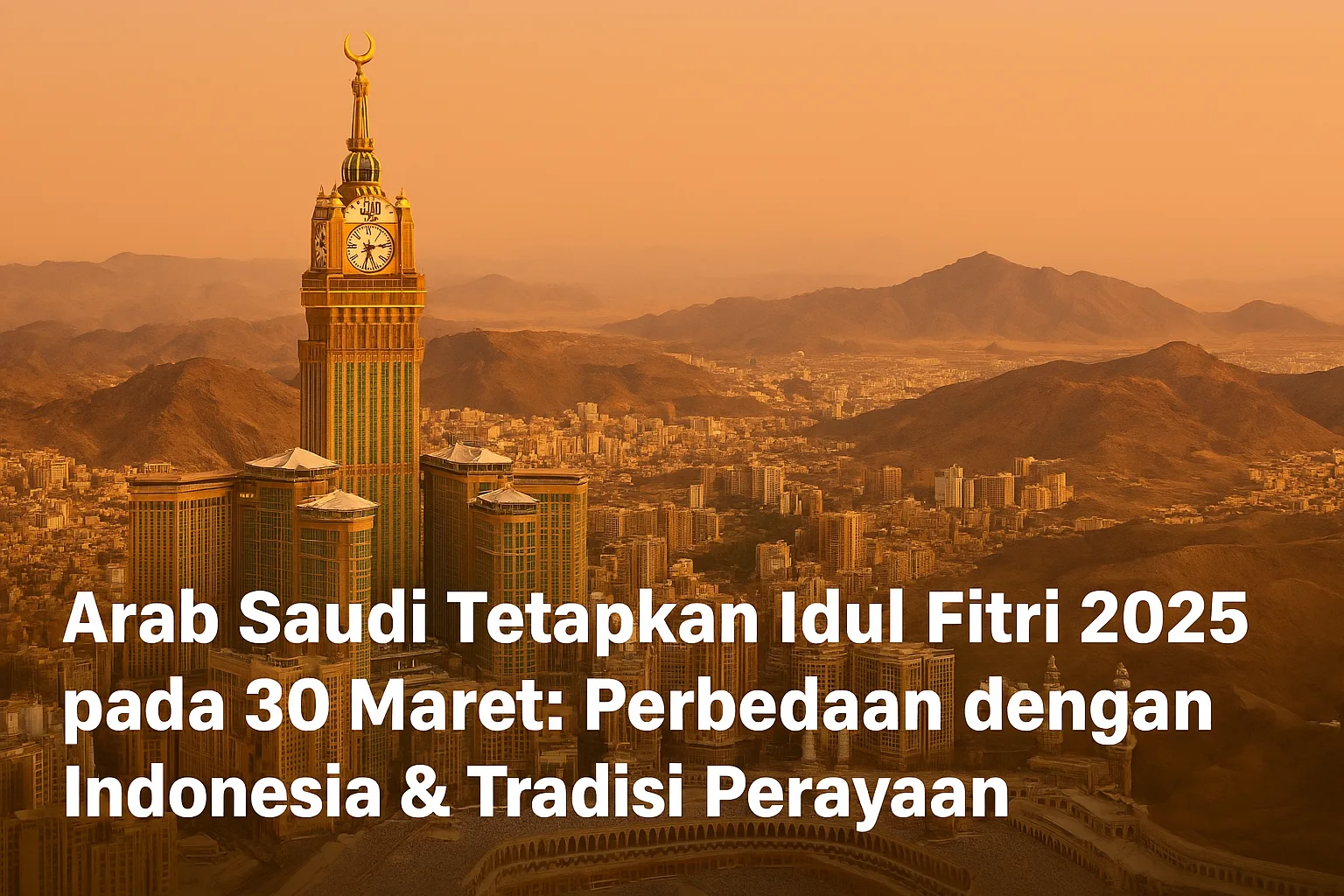 Arab Saudi Tetapkan Idul Fitri 2025 pada 30 Maret, Perbedaan dengan Indonesia & Tradisi Perayaan Arab Saudi Tetapkan Idul Fitri 2025 pada 30 Maret, Perbedaan dengan Indonesia & Tradisi Perayaan