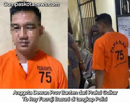 Anggota DPRD Banten dari Fraksi Golkar TB Roy Facroji Basuni Jadi Tersangka Penipuan: Cek Kosong Senilai Rp350 Juta Jadi Bukti Anggota DPRD Banten dari Fraksi Golkar TB Roy Facroji Basuni Jadi Tersangka Penipuan: Cek Kosong Senilai Rp350 Juta Jadi Bukti