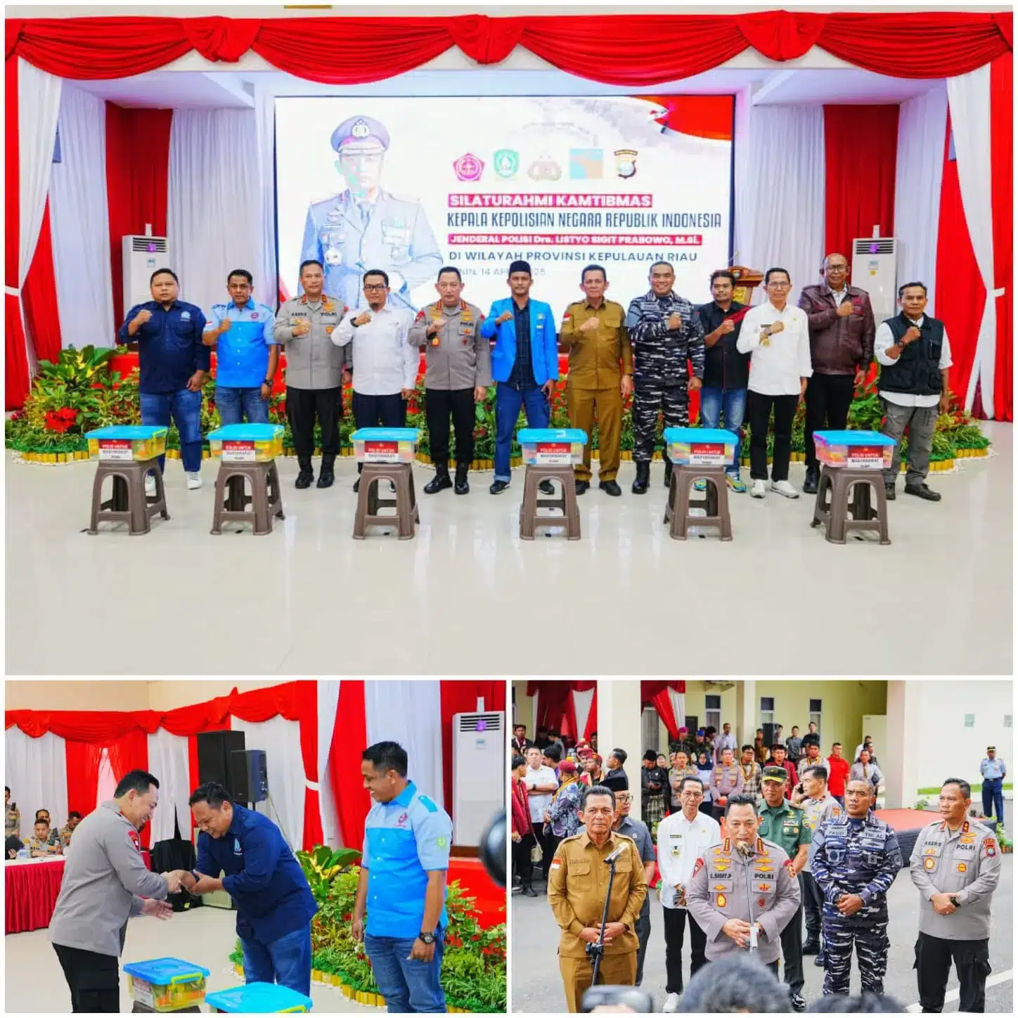 Beri Arahan Silaturahmi Kamtibmas di Polda Kepri, Kapolri Instruksikan Jaga Semangat Persatuan Beri Arahan Silaturahmi Kamtibmas di Polda Kepri, Kapolri Instruksikan Jaga Semangat Persatuan