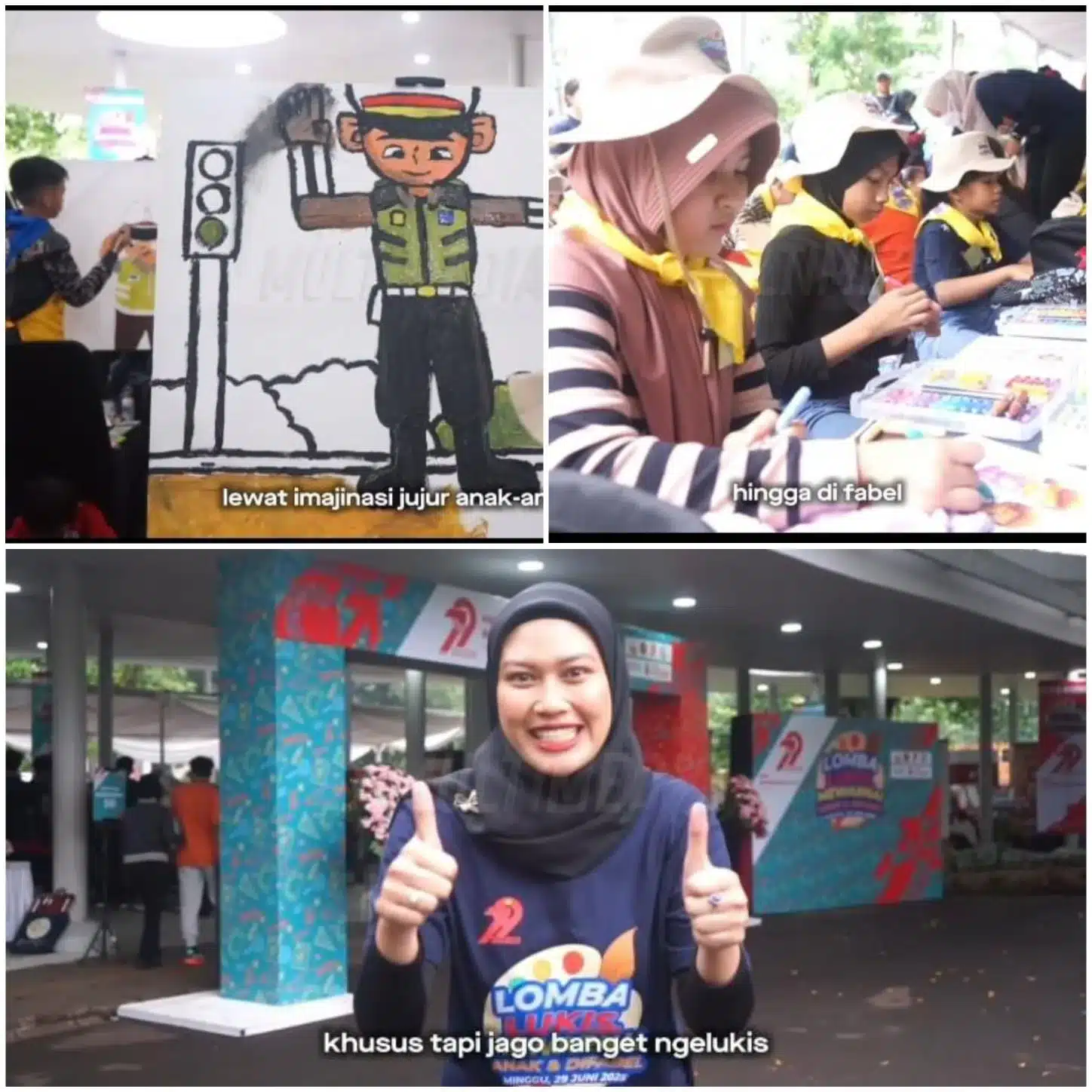 Polri Gelar Lomba Lukis dan Mewarnai di Tebet Eco Park, Rangkul Anak dan Difabel di Hari Bhayangkara ke-79 Polri Gelar Lomba Lukis dan Mewarnai di Tebet Eco Park, Rangkul Anak dan Difabel di Hari Bhayangkara ke-79