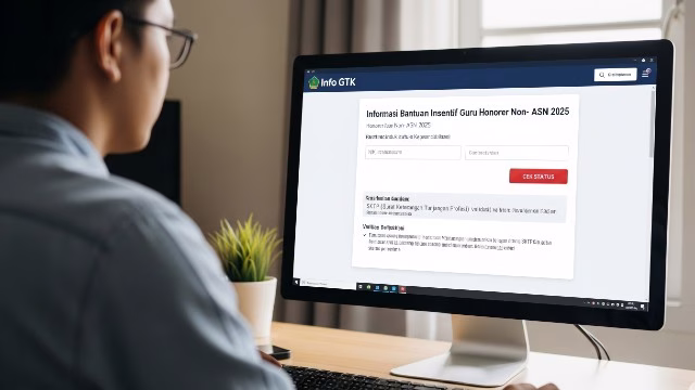 Cara Cek Bantuan Insentif Guru Honorer Non-ASN 2025 Lewat Info GTK Cara Cek Bantuan Insentif Guru Honorer Non-ASN 2025 Lewat Info GTK