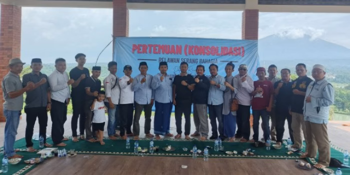 Relawan Kabupaten Serang Bahagia Rachmatu Zakiyah & Najib Hamas Gelar Konsolidasi dan Temu Kangen