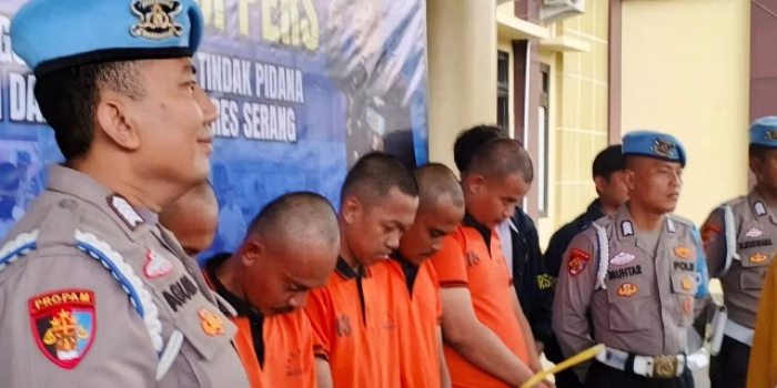 Polres Serang Tetapkan 5 Tersangka Pengeroyokan Jurnalis di PT GRS