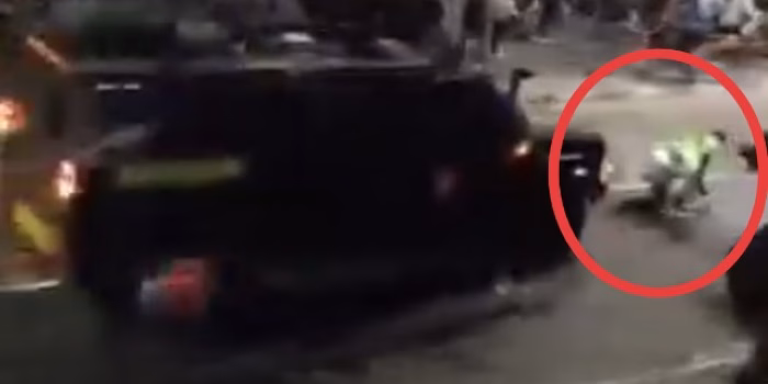 Viral! Mobil Rantis Brimob Terekam Lindas Driver Ojol di Pejompongan, Saksi Mata Angkat Bicara