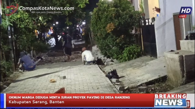 Oknum Warga Diduga Minta Iuran Proyek Paving di Desa Ranjeng Oknum Warga Diduga Minta Iuran Proyek Paving di Desa Ranjeng