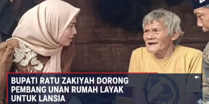 Haru dan Prihatin, Bupati Ratu Zakiyah Dorong Pembangunan Rumah Layak untuk Lansia Penghuni Rutilahu di Serang