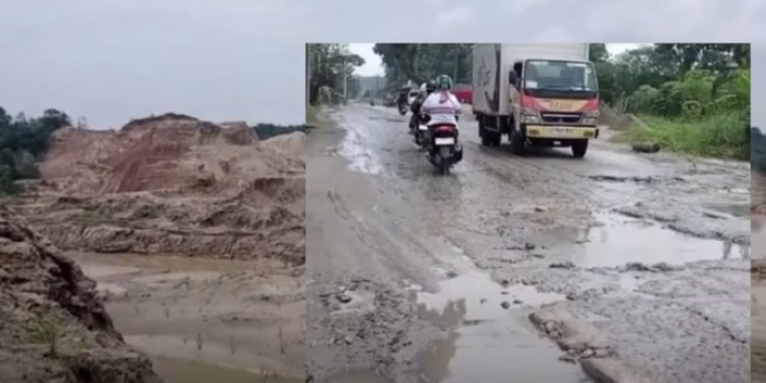 Kontroversi Tambang Galian C Dekat SMAN 1 Cimarga Lebak: Jalan Berlubang dan Lingkungan Tercemar
