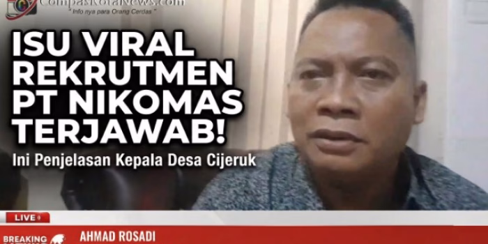 ‎Kunjungan Kerja CompasKotaNews di Desa Cijeruk, Kibin, Kabupaten Serang: Konfirmasi Terkait Rekrutmen Tenaga Kerja di PT Nikomas