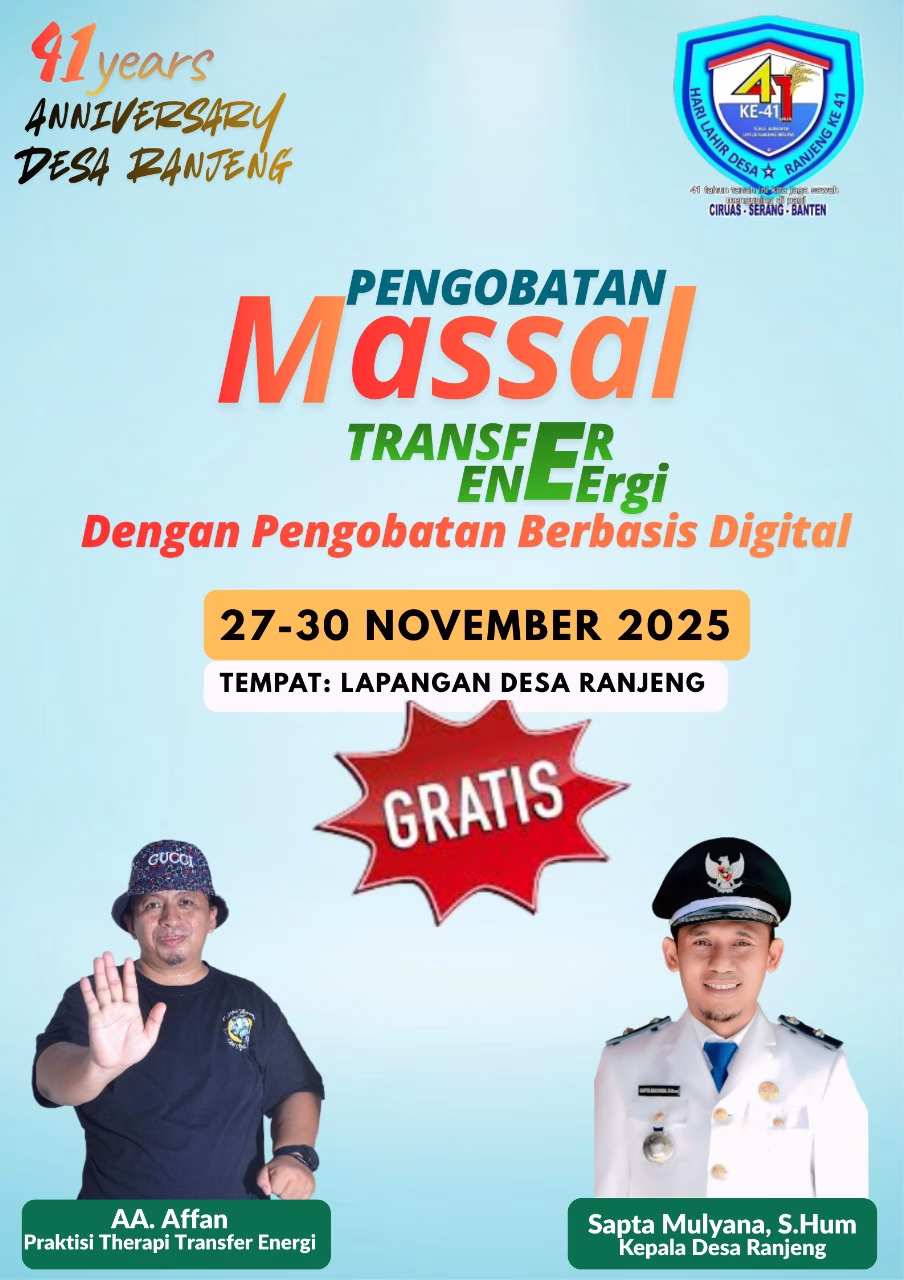 Aa Affan , ” Palu Banten” Muda Yang Terapkan Pengobatan Berbasis Digitalisasi. Aa Affan , ” Palu Banten” Muda Yang Terapkan Pengobatan Berbasis Digitalisasi.