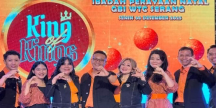 GBI WTC Kota Serang Rayakan Natal 2025 Bertema “King of King”, Ratusan Jemaat Hadir Penuhi Ruangan