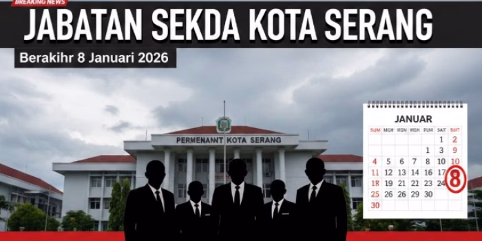 Masa Jabatan Sekda Kota Serang Berakhir 8 Januari 2026, Ormas Badak Satria Banten Ingatkan Aturan Usia Calon Pengganti