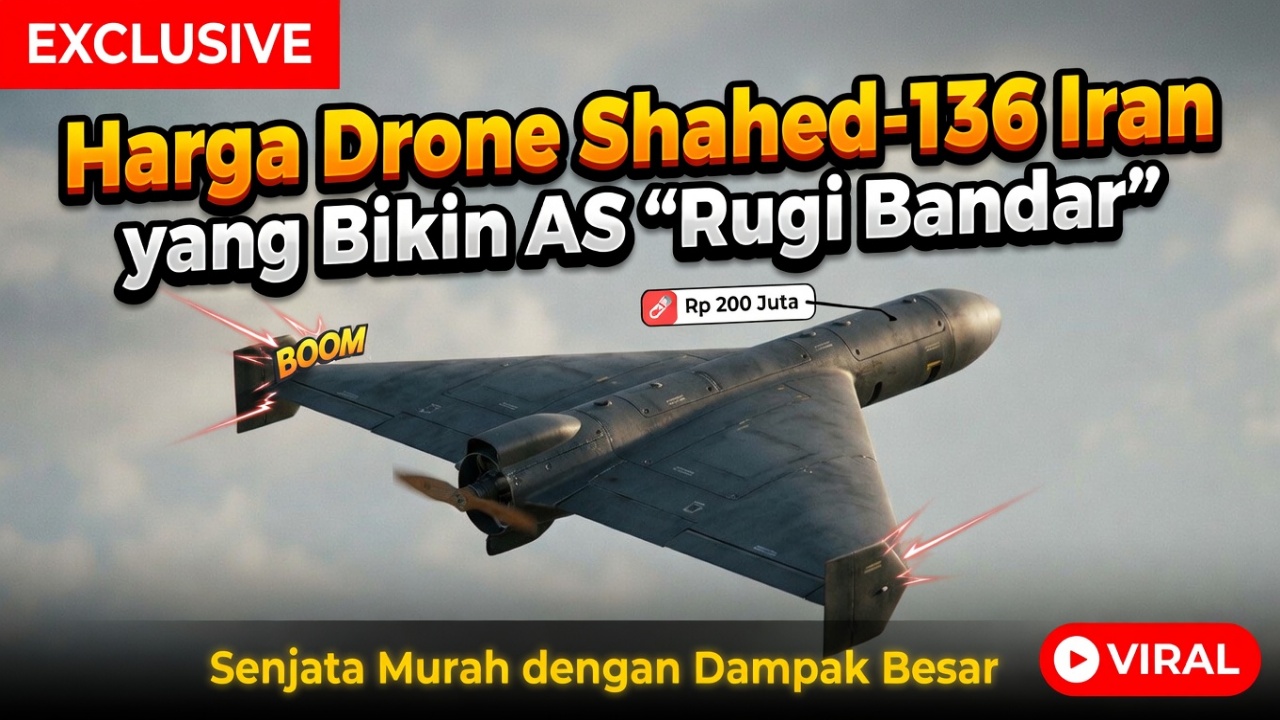 Harga Drone Shahed-136 Iran yang Bikin AS “Rugi Bandar” Harga Drone Shahed-136 Iran yang Bikin AS “Rugi Bandar”