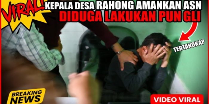 Kepala Desa Rahong Amankan ASN Diduga Lakukan Pungli, Video Viral di Media Sosial