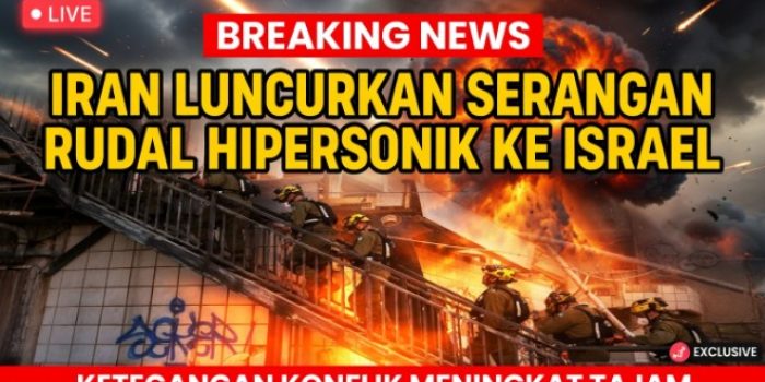 Iran Luncurkan Serangan Rudal Hipersonik Ke Israel: Ketegangan Konflik Meningkat Tajam
