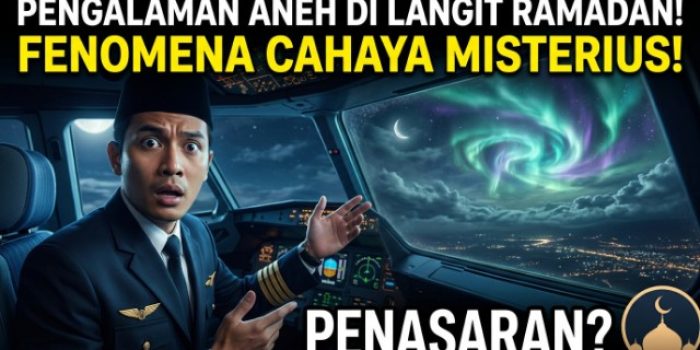 Pilot Ini Mengungkap Pengalaman Aneh di Langit Saat Ramadan: Fenomena Cahaya Misterius yang Bikin Penasaran