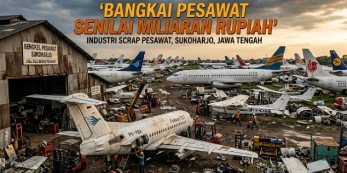 Bisnis Bangkai Pesawat di Sukoharjo, Harganya Bisa Capai Miliaran Rupiah