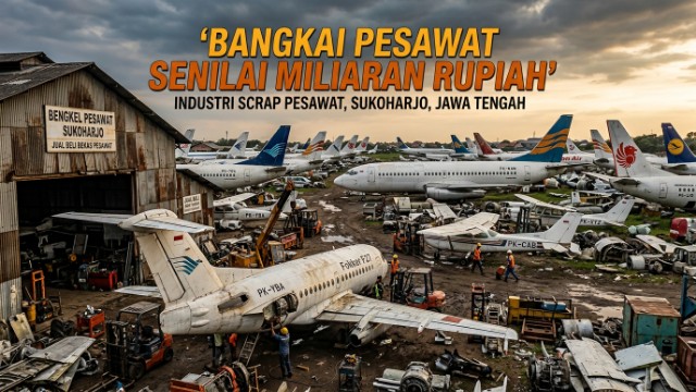 Bisnis Bangkai Pesawat di Sukoharjo, Harganya Bisa Capai Miliaran Rupiah Bisnis Bangkai Pesawat di Sukoharjo, Harganya Bisa Capai Miliaran Rupiah