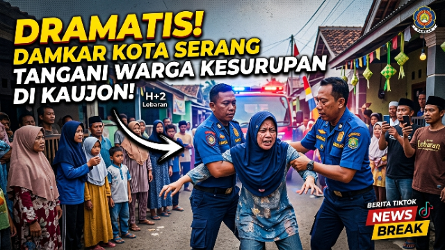 Damkar Kota Serang Bantu Tangani Warga Kesurupan di Kaujon Tengah pada H+2 Lebaran Damkar Kota Serang Bantu Tangani Warga Kesurupan di Kaujon Tengah pada H+2 Lebaran